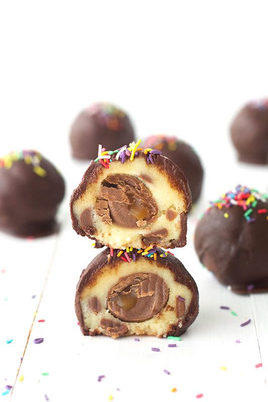 Easter Egg Cookie Dough Truffles