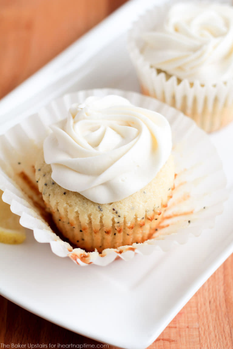 Lemon Poppy Seed Cupcakes