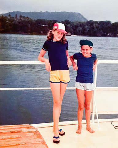 <p>Nicole Kidman Instagram</p> Nicole Kidman and her sister Antonia Kidman as kids.