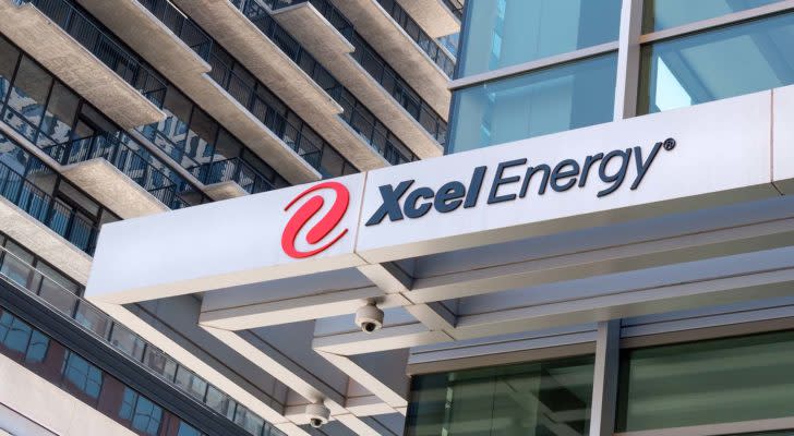 The exterior of the Xcel Energy (XEL) headquarters in Minneaopolis, Minnesota.