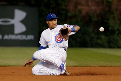 Addison Russell has been starting at second base for the Cubs. (Getty Images)