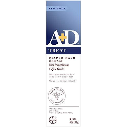 10) A+D Zinc Oxide Diaper Rash Treatment Cream
