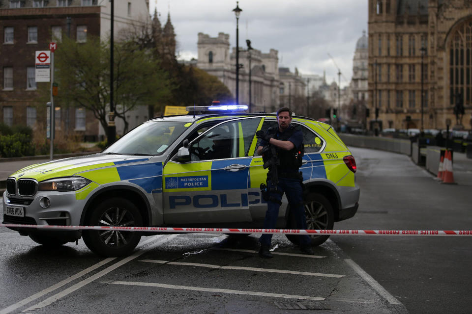 Attack outside the Houses of Parliament in the UK