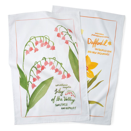 floral tea towels