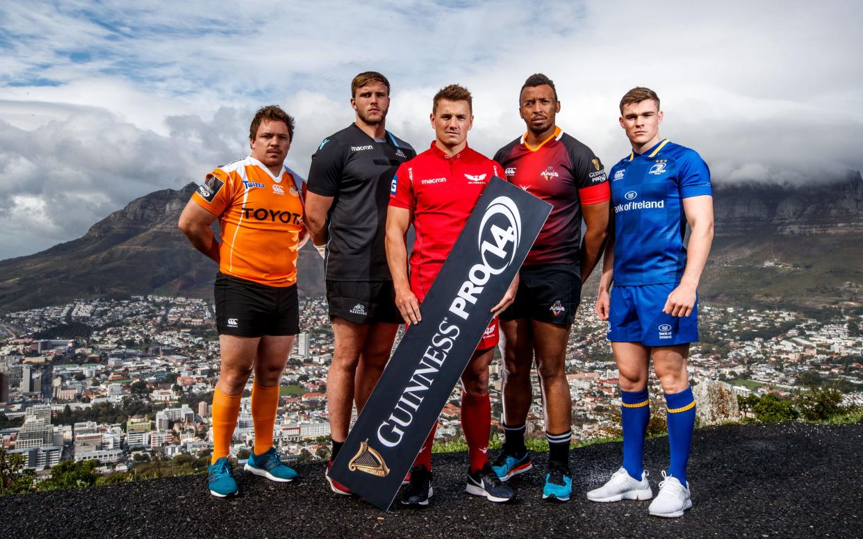 Jonny Gray, Jonathan Davies and Garry Ringrose joined by players from the Cheetahs and Kings - INPHO