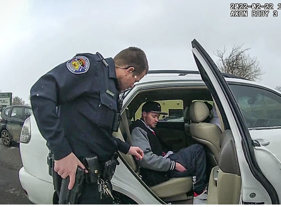 Pueblo County sheriff’s deputy Charles McWhorter moments before he fatally shot Richard Ward (Pueblo County Sheriff’s Office)