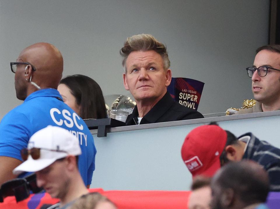 Gordon Ramsay at the Super Bowl