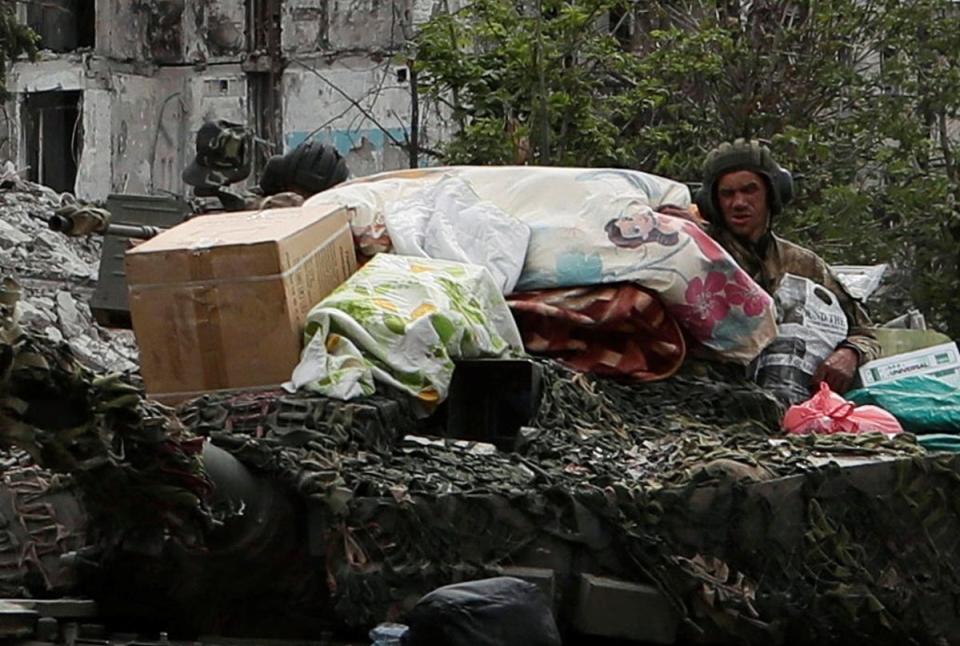 Disney bedsheets are also visible on top of the tank (REUTERS)