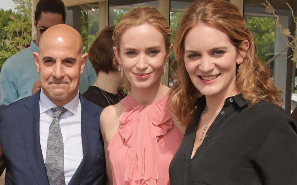 Stanley Tucci, Emily Blunt and Felicity Blunt