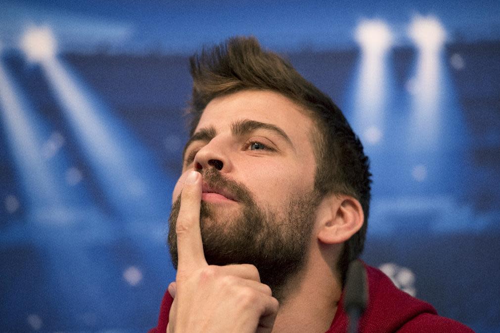 Gerard Piqué en rueda de prensa (Foto: AFP/Archivos | Oli Scarff)