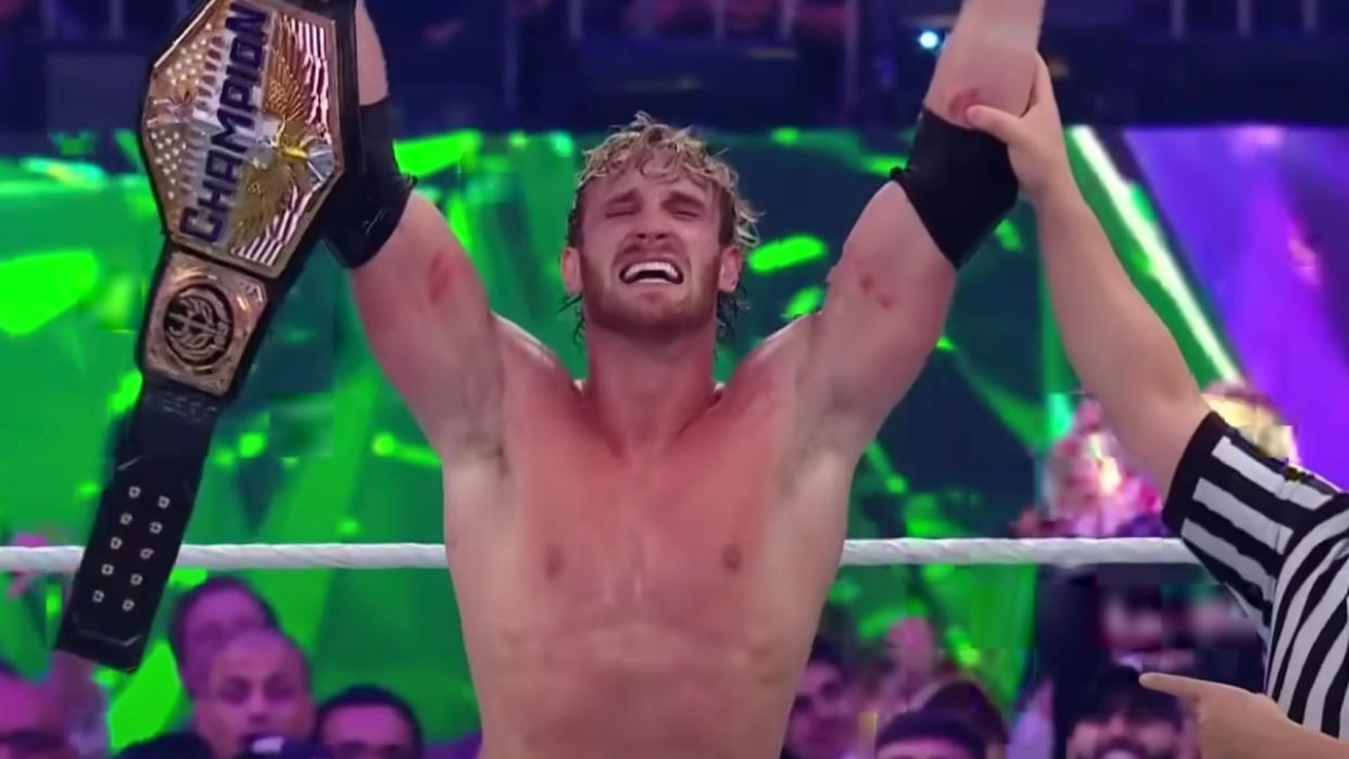  Logan Paul in Crown Jewel in WWE. 