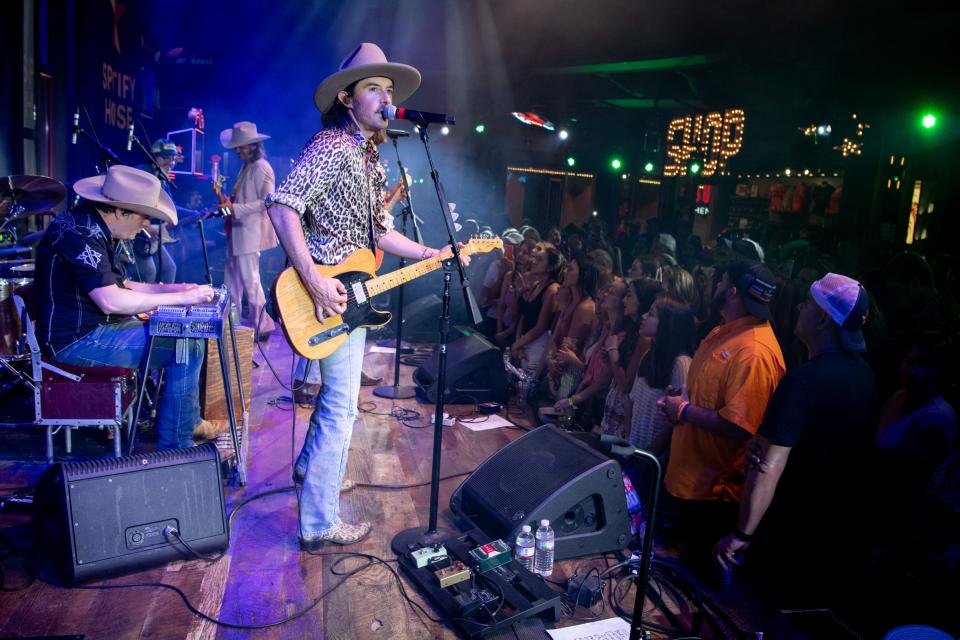 Midland performs at the Spotify House at Ole Red in Nashville, Tenn., Friday, June 7, 2019.