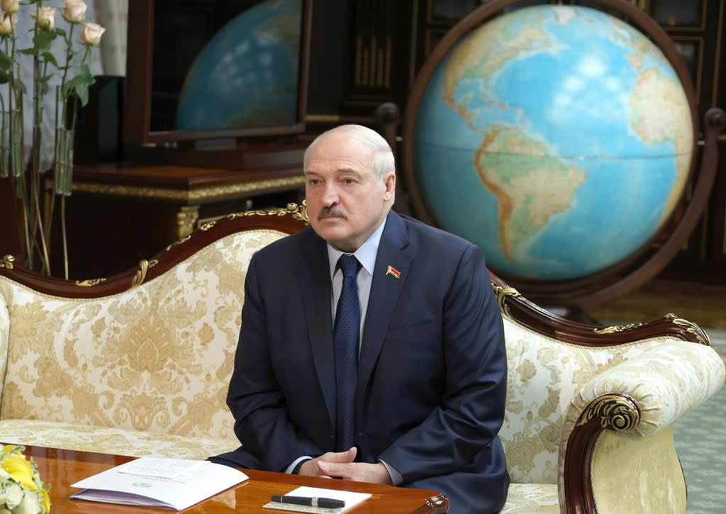 Belarus Lukashenko (ASSOCIATED PRESS)