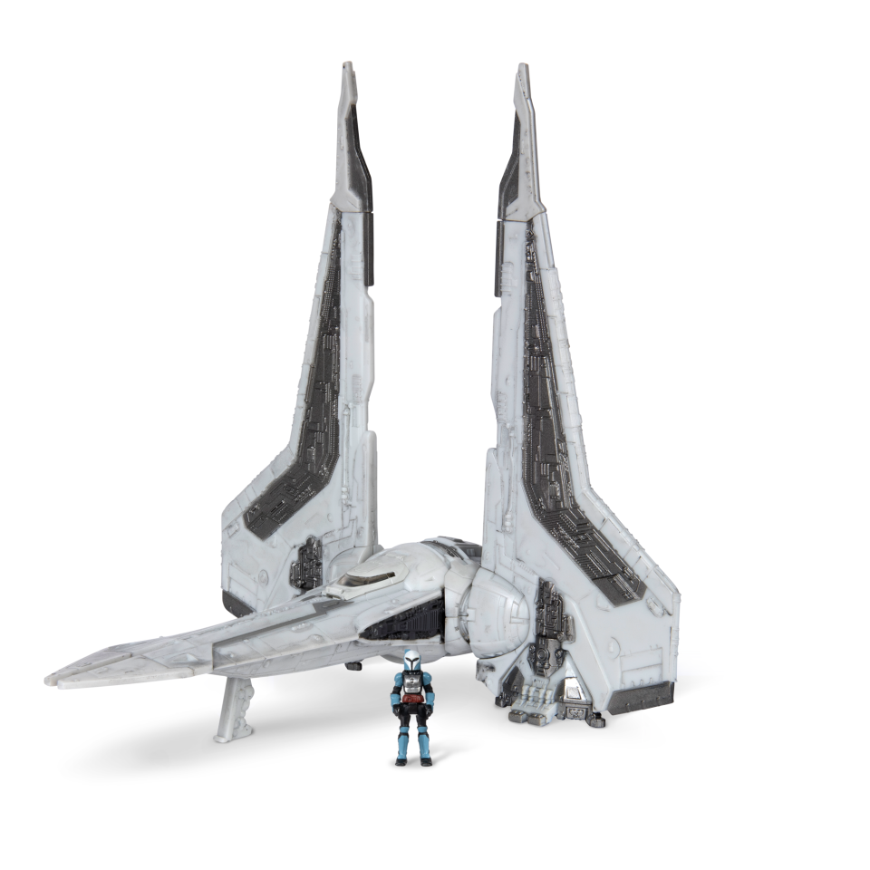 Star Wars Micro Galaxy Squadron Bo-Katan Kryze’s Gauntlet Starfighter (Photo: Jazwares)