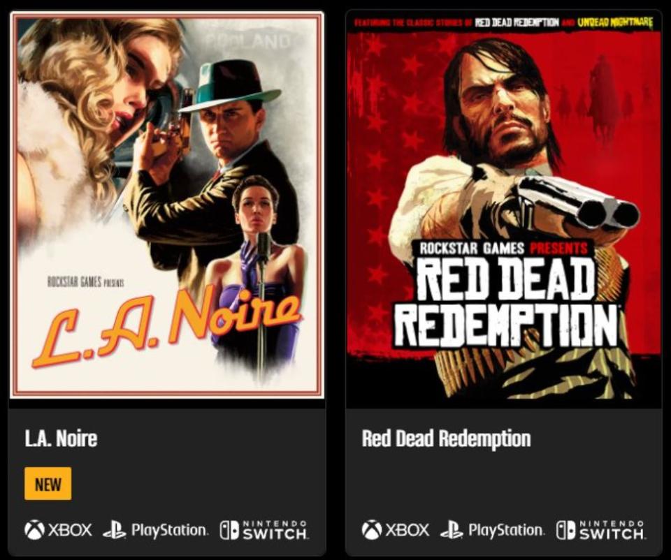 GTA+ podría llegar a Switch y ofrecer gratis Red Dead Redemption, L.A. Noire y GTA: The Trilogy