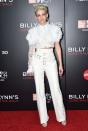 <p>Kristen wore an all-white Rodarte outfit and Christian Louboutin shoes at the premiere<span class="redactor-invisible-space"> of Billy Lynn's Long Halftime Walk at the New York Film Festival in October 2016</span></p>