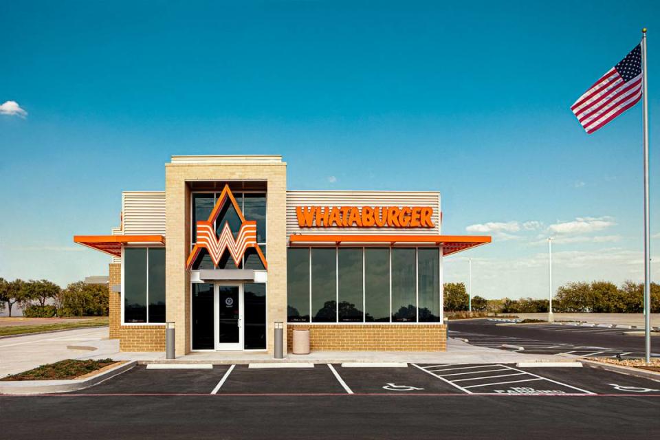 A rendering showcases Whataburger’s new building prototype. Elizabeth James