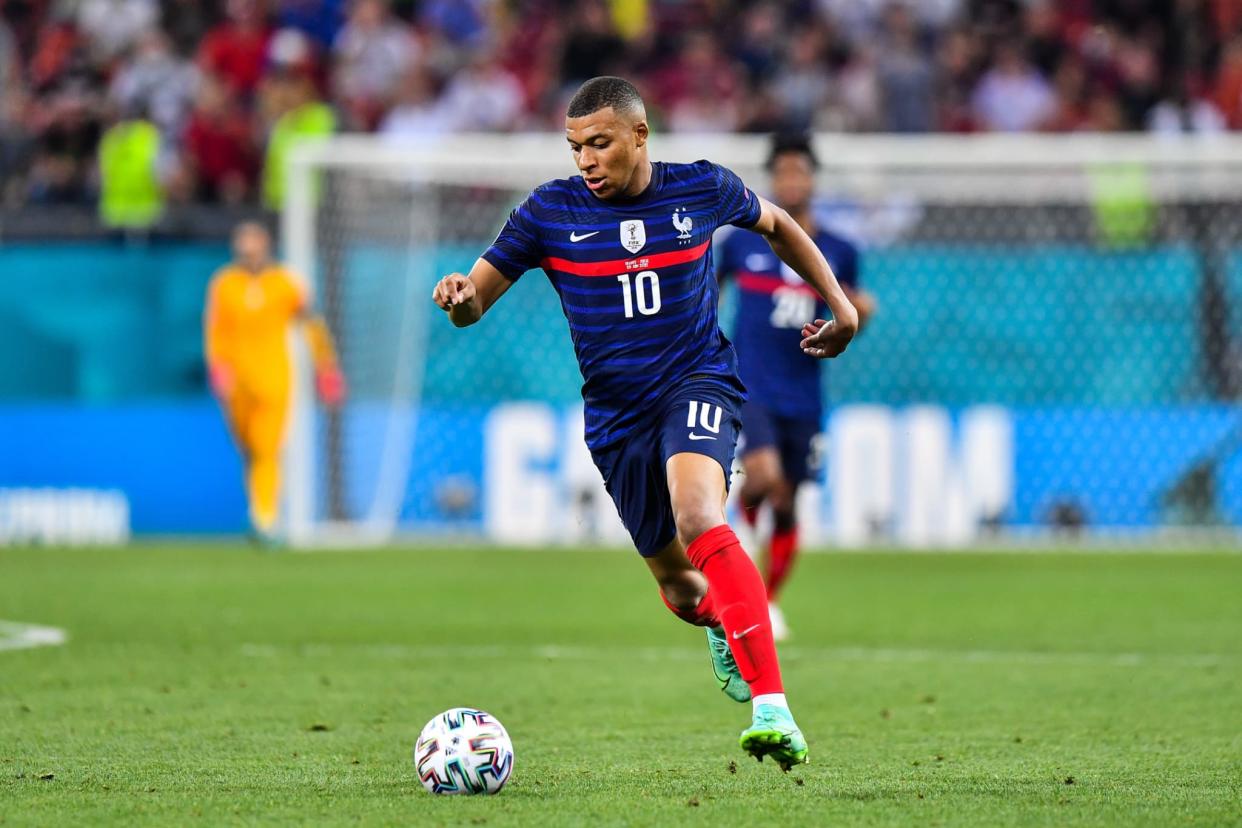 Kylian Mbappé avec les Bleus pendant l'Euro - Icon Sport