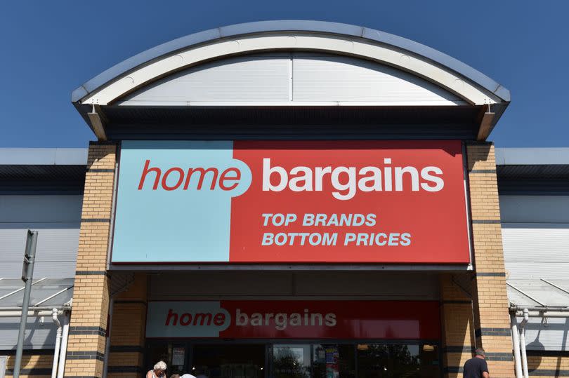 A general view of a Home Bargains store