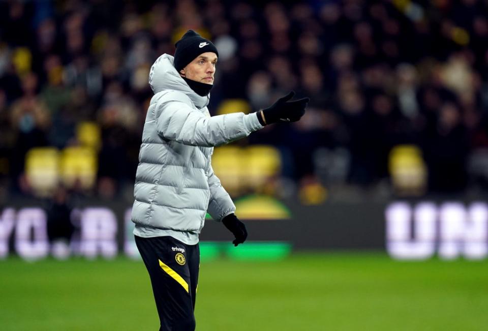 Thomas Tuchel admits his side were fortunate at Vicarage Road (PA)