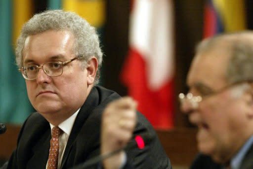 Colombian economist Jose Antonio Ocampo, pictured in 2003, withdrew from the race to lead the World Bank, calling the process a "political exercise" unrelated to candidate merits, Colombian media reported