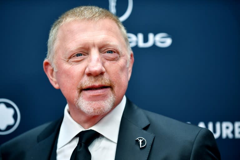 L'ancien champion de tennis allemand Boris Becker, lors de la remise des prix Laureus du sport, le 8 mai 2023 à Paris (JULIEN DE ROSA)