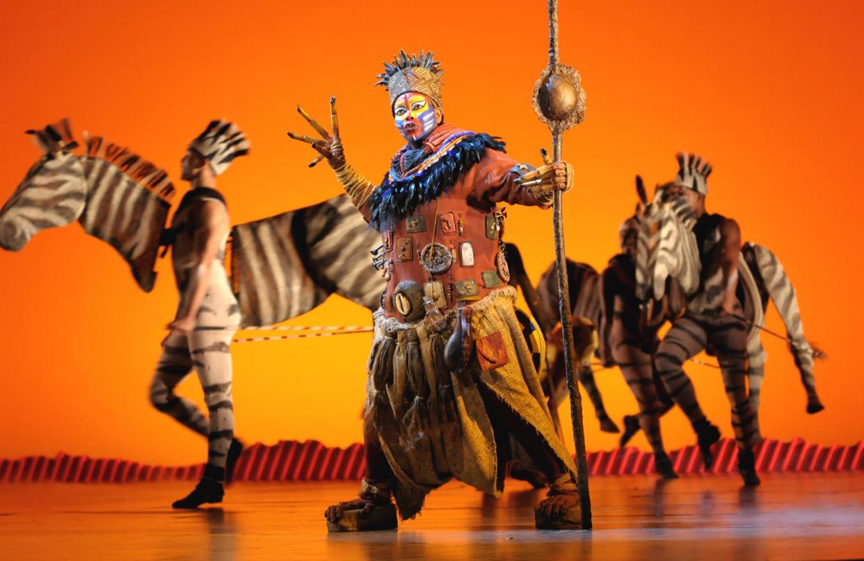 The Lion King show in Las Vegas