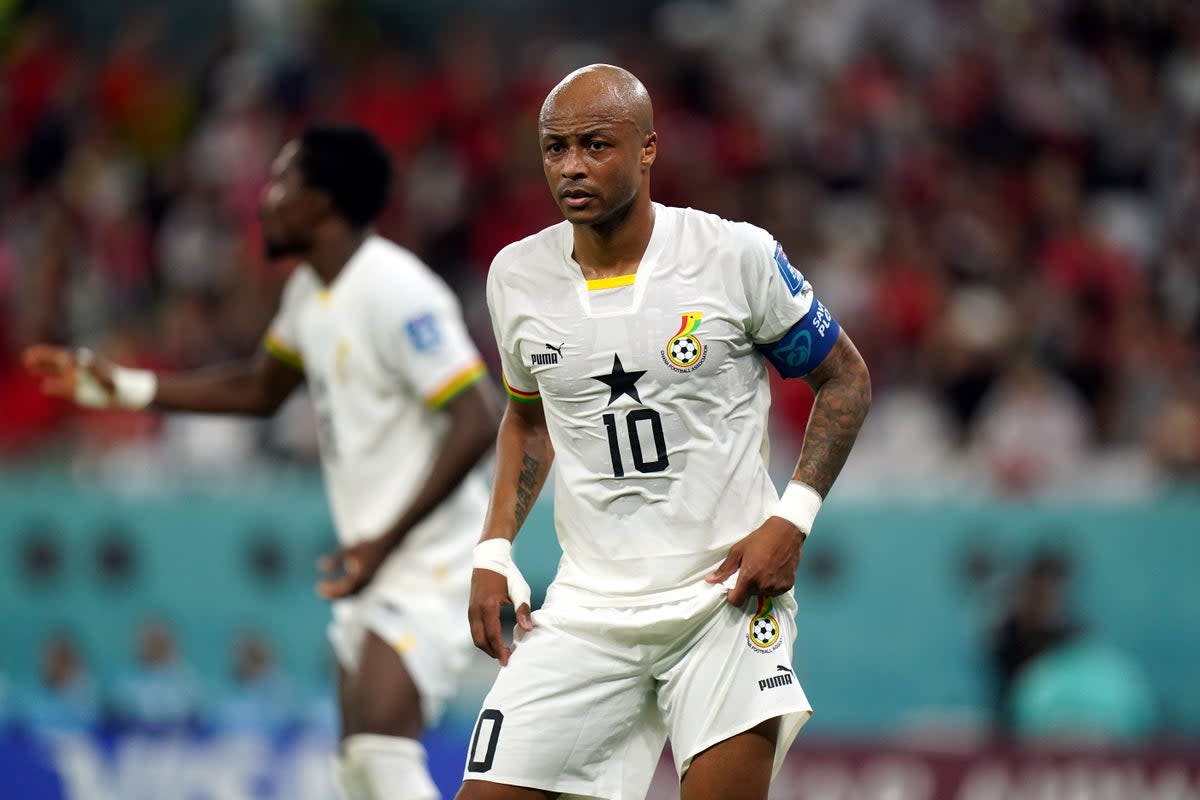 Could Ghana’s Andre Ayew be on his way to Everton? (Adam Davy/PA) (PA Wire)