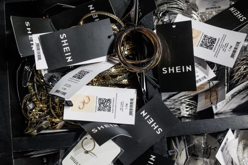 Shein Accessories are pictured in an ephemeral store during its opening at ABC Serrano in Madrid. Alejandro Martínez Vélez/EUROPA PRESS/dpa