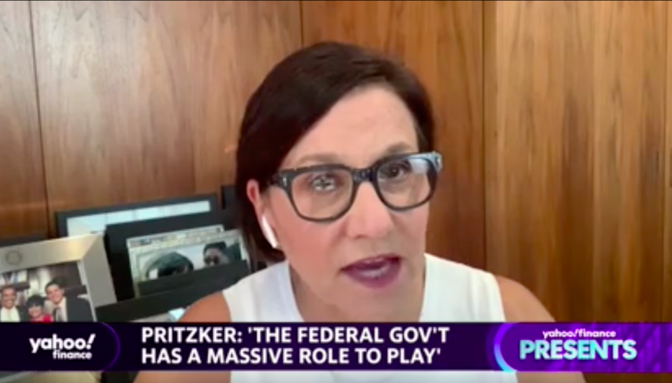 Penny Pritzker speaks to Yahoo Finance.