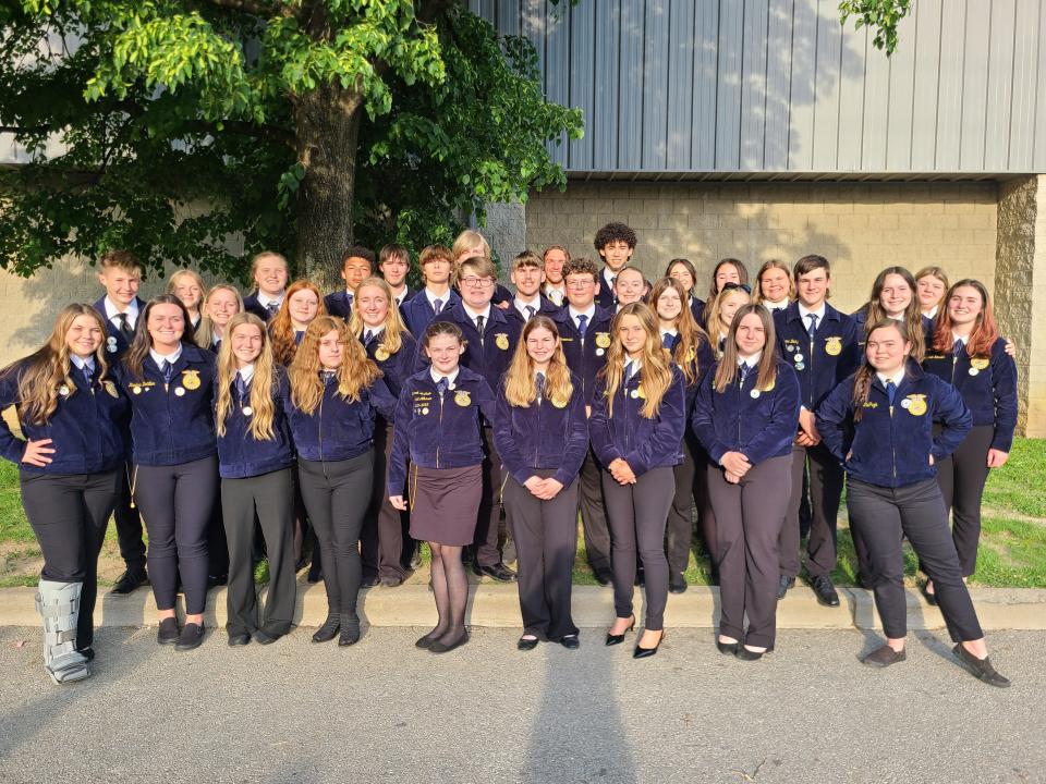 Thirty-four members of the Zane Trace FFA Chapter recently attended the 96th Ohio FFA Convention in Columbus on May 2 and 3.