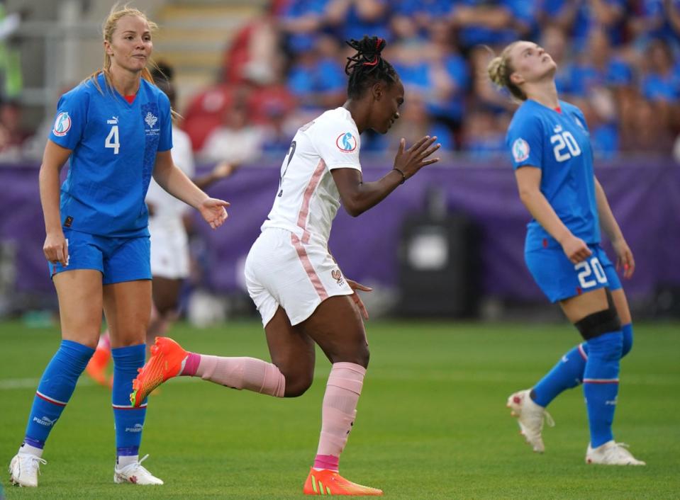 Melvine Malard scored after 44 seconds as France drew with Iceland (Tim Goode/PA) (PA Wire)