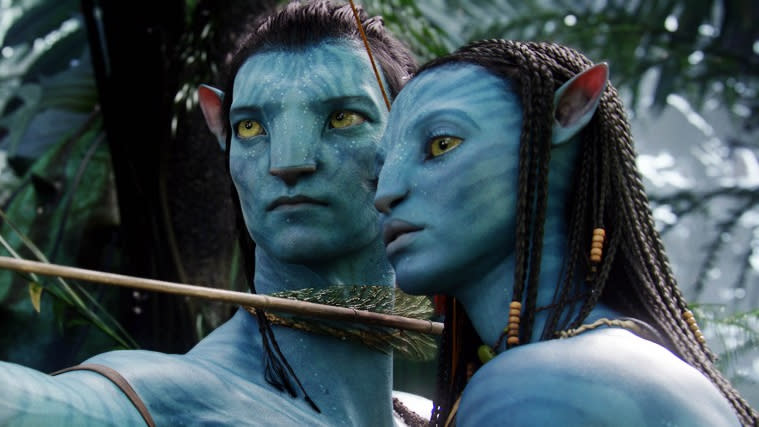 Sam Worthington and Zoe Saldana played the lead roles in James Cameron blockbuster 'Avatar'. (Credit: Fox)