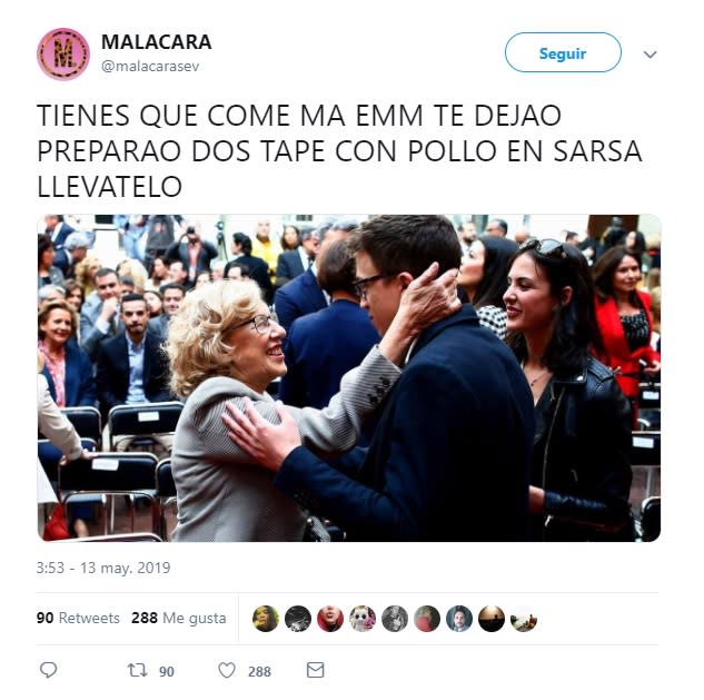 Los memes más divertidos de la unión de Carmena y Errejón para las elecciones del 26 de mayo