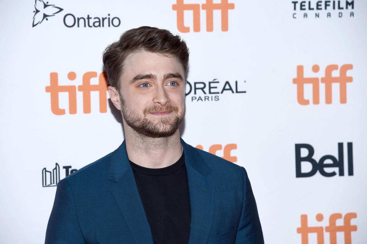 TORONTO, ONTARIO - SEPTEMBER 09: Daniel Radcliffe attends the "Guns Akimbo" premiere during the 2019 Toronto International Film Festival at Ryerson Theatre on September 09, 2019 in Toronto, Canada. (Photo by Amanda Edwards/Getty Images)