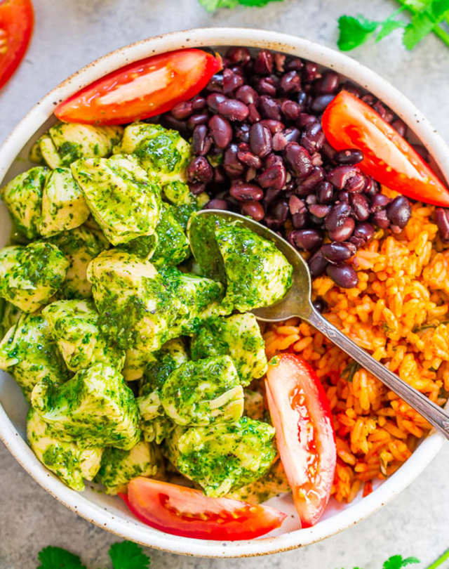 15-Minute Sheet Pan Fried Rice (with Chicken!) - Averie Cooks