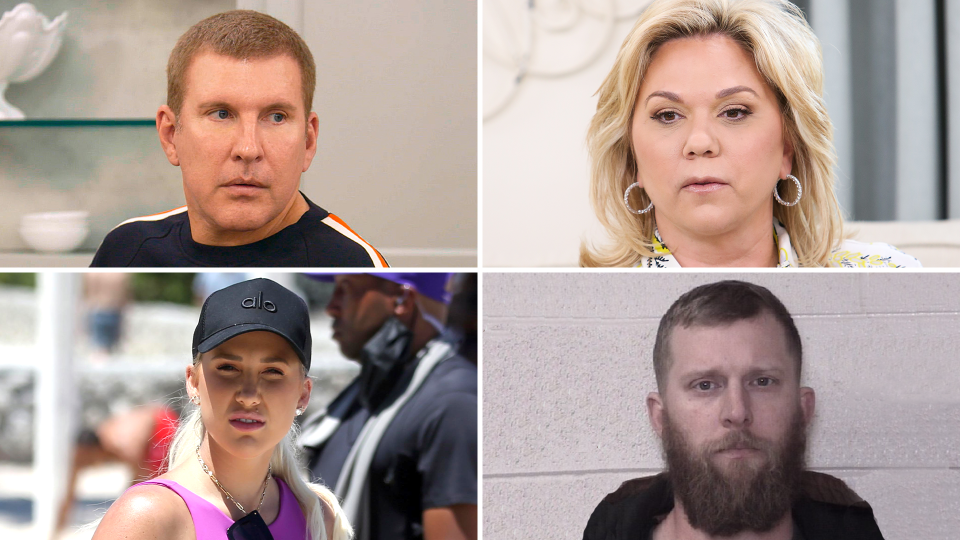 The Chrisleys have had a tumultuous year.  (Photo: Getty Images, Smyrna Police Department)