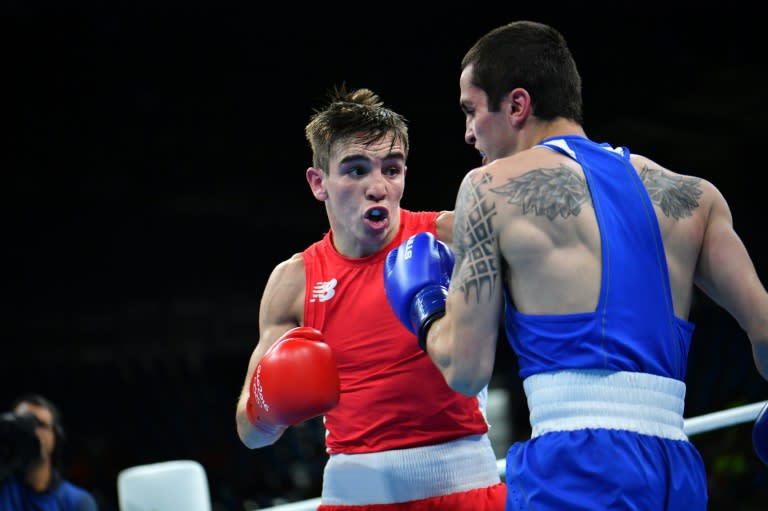 Ireland's world champion Michael Conlan (left) launched a furious, foul-mouthed tirade at the boxing judges