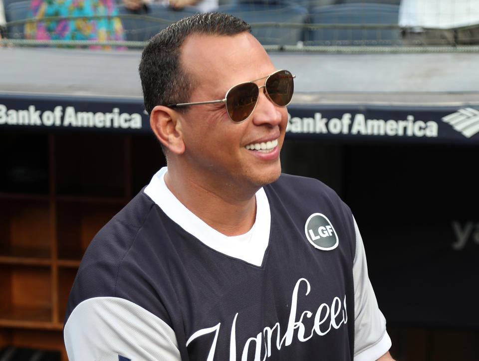 Alex Rodriguez hosted ESPN’s morning show on Friday, and his list of the best hitters he’s ever seen was a little heavy on the PED users. (Photo by Cassidy Sparrow/Getty Images)