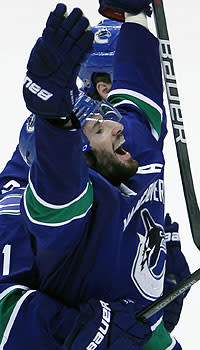 The Canucks needed Ryan Kesler's goal with 13.2 seconds left in regulation for a shot to win Game 5 of the West final