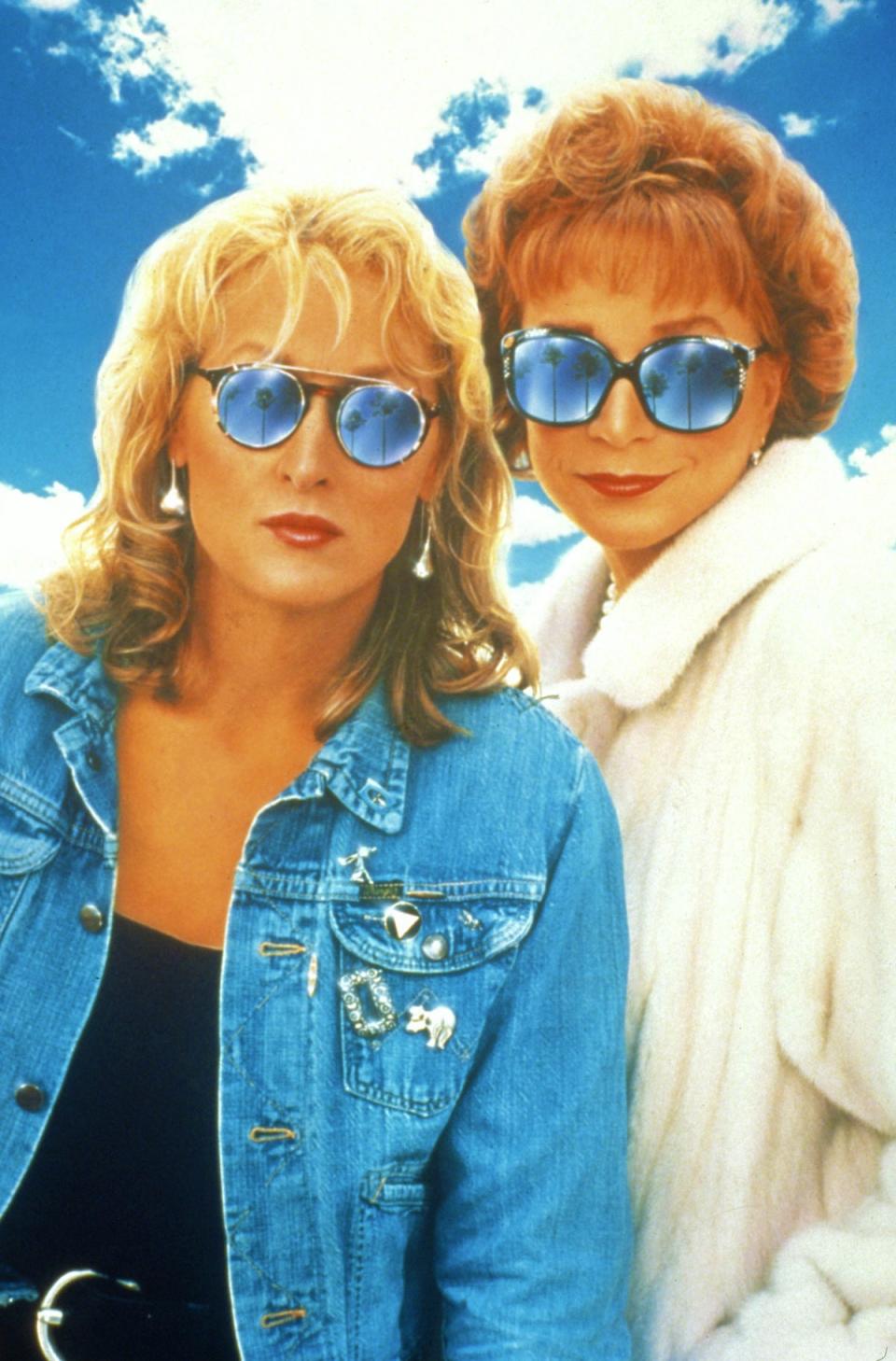 Meryl Streep and Shirley MacLaine in the 1990 film adaptation of ‘Postcards from the Edge’ (Columbia/Kobal/Shutterstock)