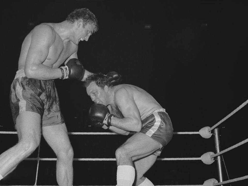 Fighting Joe Bugner before a five-round defeat at Wembley’s Empire Pool in 1970 (Getty)