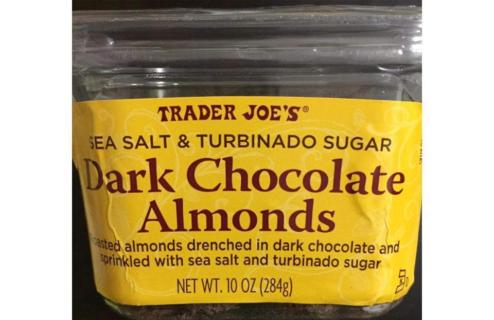 Sea Salt and Turbinado Sugar Dark Chocolate Almonds