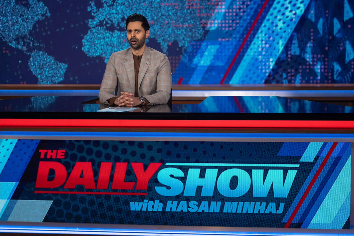 Hasan Minhaj guest hosts "The Daily Show" Comedy Central