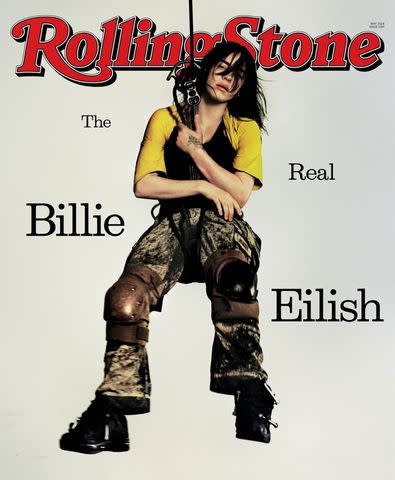 <p>Rolling Stone</p> Billie Eilish on the cover of Rolling Stone