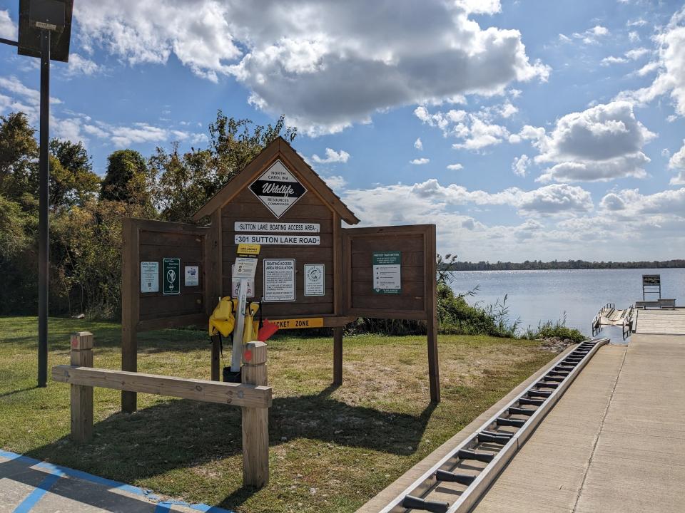 Sutton Lake is a popular fishing area for Wilmington-area residents. It includes a boat ramp, kayak launch and fishing pier operated by the N.C. Wildlife Resources Commission.