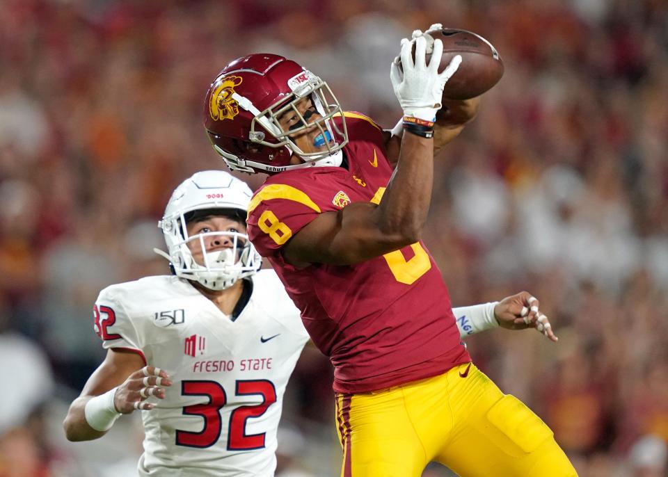 USC receiver Amon-Ra St. Brown is one of the top players left at the position entering Day 3 of the NFL draft.