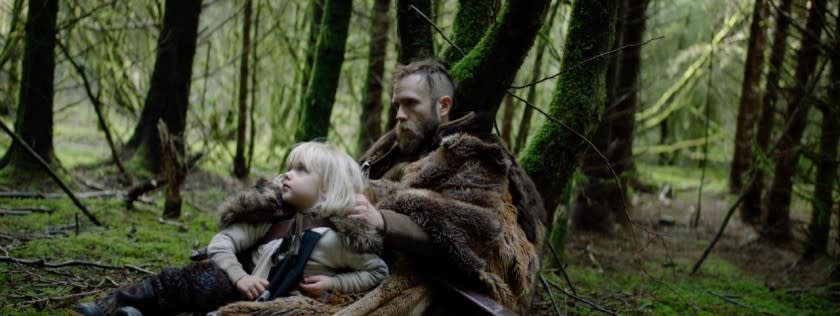 A young son (Bodhi Palmer) and his father (Mark Webber) go on a mystical quest in "The Place of No Words."