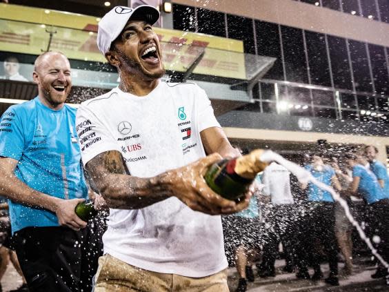 Lewis Hamilton is preparing to chase a sixth title (Getty)