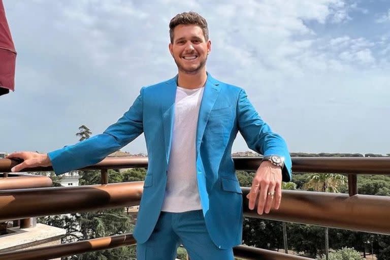 Por su cumpleaños, Michael recibió una especial sorpresa (Foto Instagram @michaelbuble)